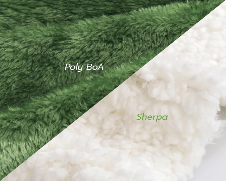 Types of Boa fabrics