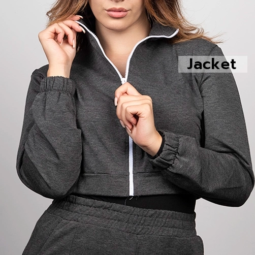 Jacket (Melange Fabric)
