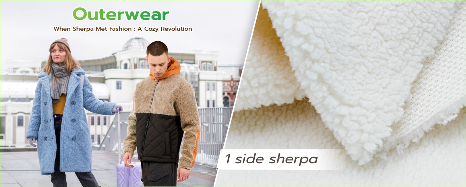 outerwear 1 side sherpa