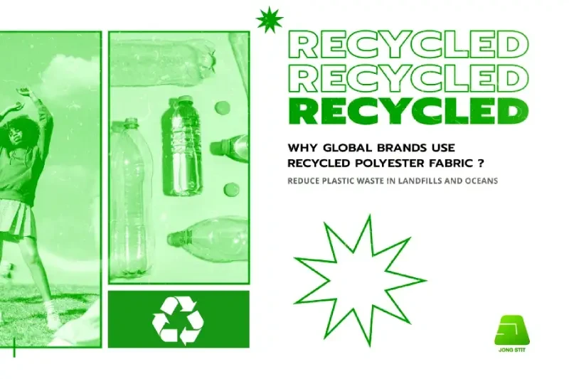 The reason why global brands use  recycled polyester fabric