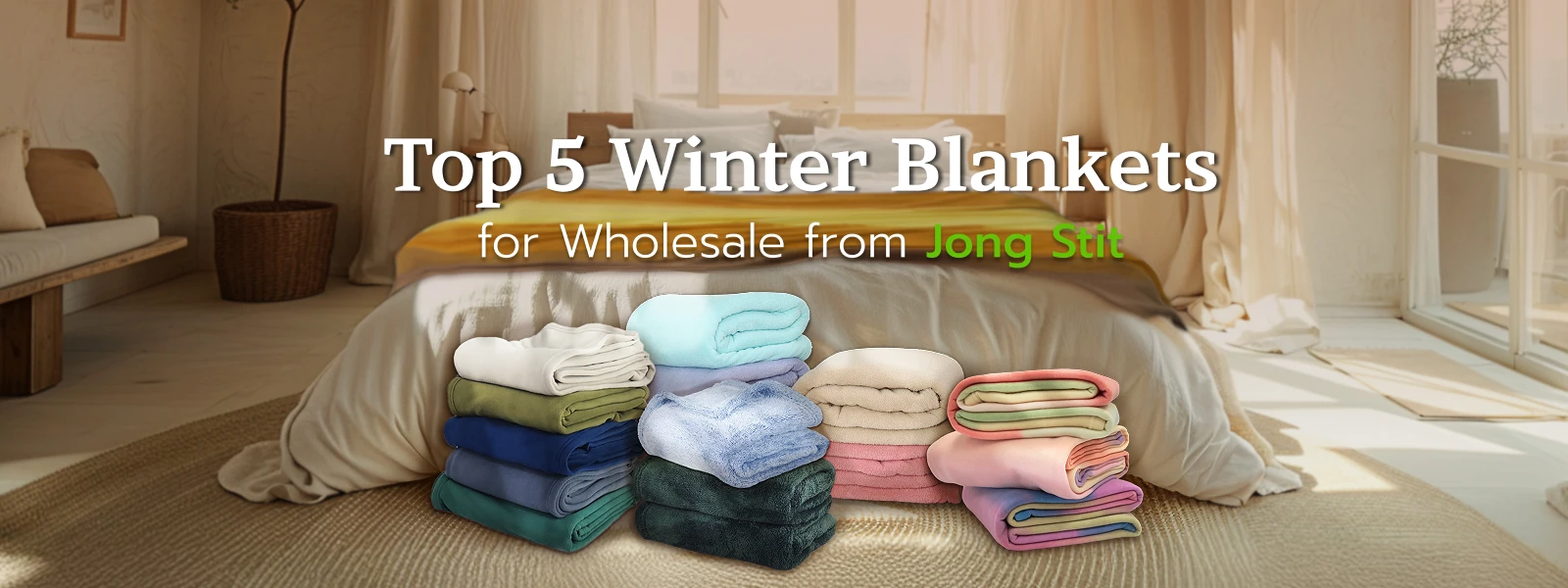 Top 5 Winter Blankets for Wholesale from Jong Stit