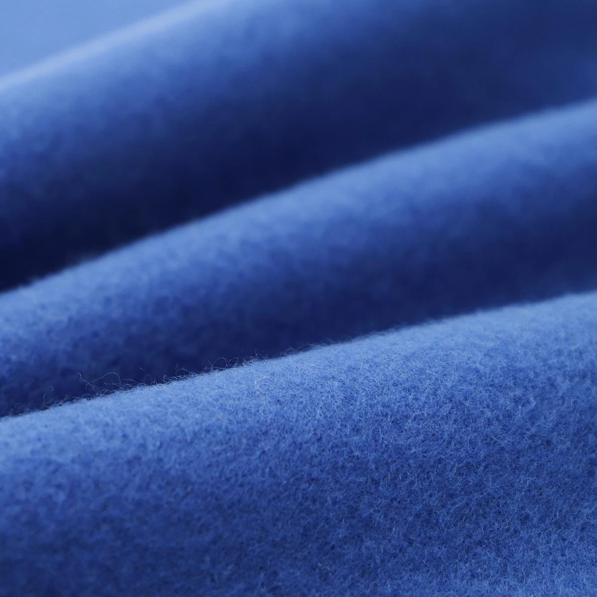 Blue Two-sided brushed Fleece