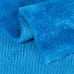 Blue Poly Boa Fabric T537RG0435N60