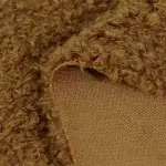 Brown Asta Plush Fabric C077RJ1263N60A