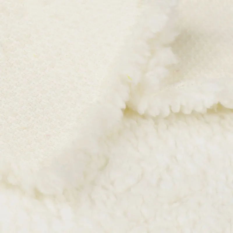Cream Sherpa Plush Fabric T101RJ1537E61