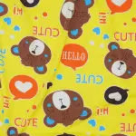Cute Teddy Bear Interlock Jersey Printed Fabric PI336-JP5631