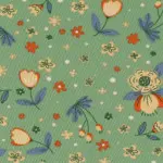 Floral Interlock Jersey  Printed Fabric PRI336-JU0090