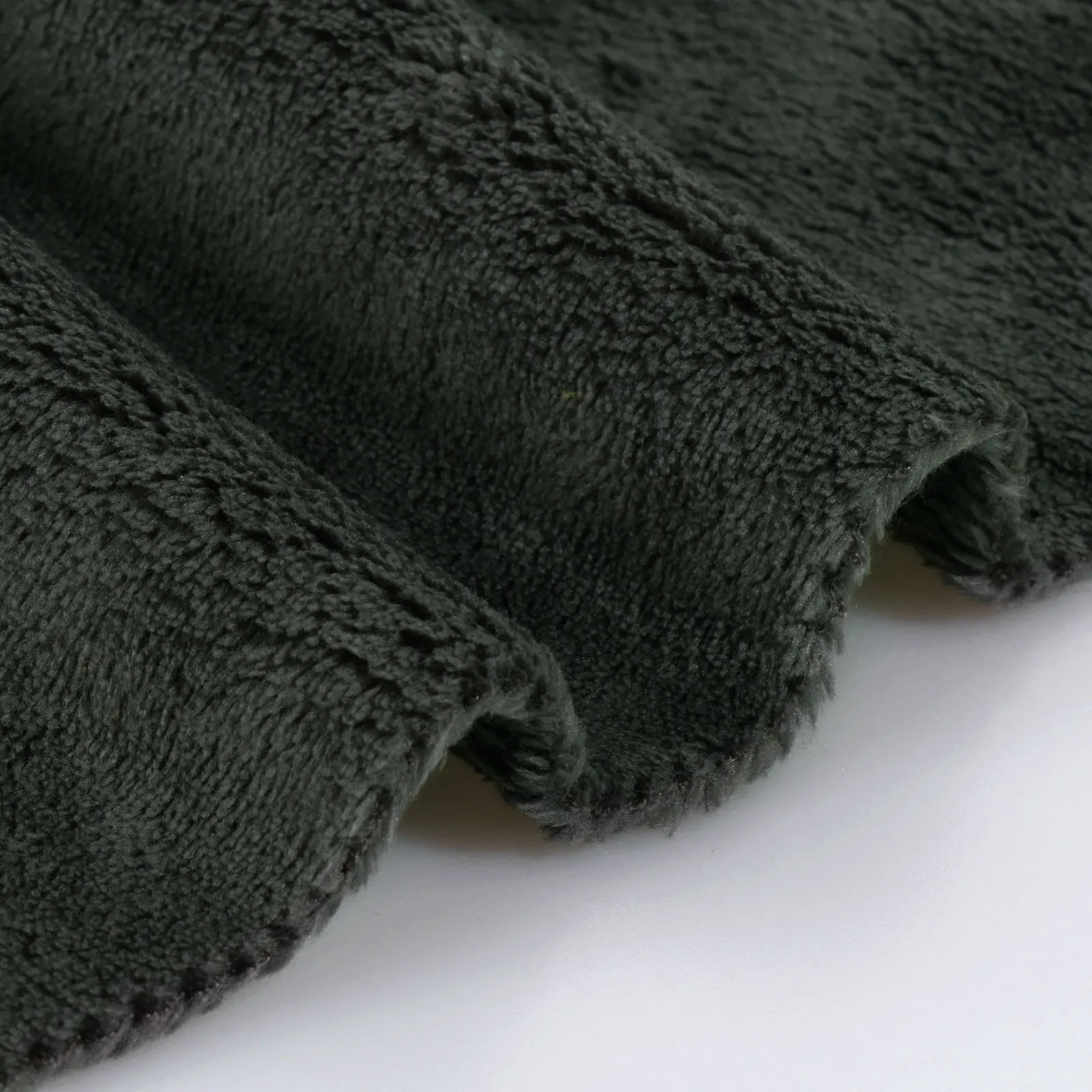 Light Gray Cotton and Polyester Brushed Fleece - Fleece - Polyester -  Fashion Fabrics