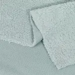 Grey Sherpa Plush Fabric T101G0835N60