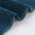 Navy Blue Sherpa Plush Fabric T160RH1055N72