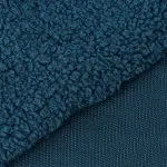 Navy Blue Sherpa Plush Fabric T160RH1055N72