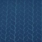 Navy Leaf Pattern Laminate Fabric | LM0261