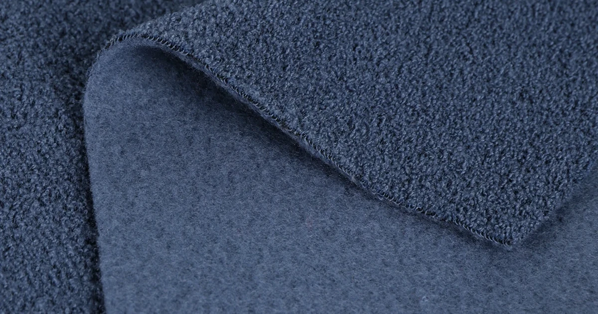 Bouclé Fleece Fabric Green | BC-B^M1946Z