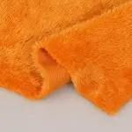Orange Poly Boa Fabric T403RG1242N60