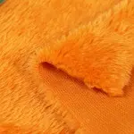 Orange Poly Boa Fabric T403RG1242N60