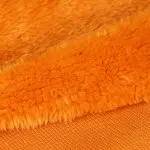 Orange Poly Boa Fabric T403RG1242N60