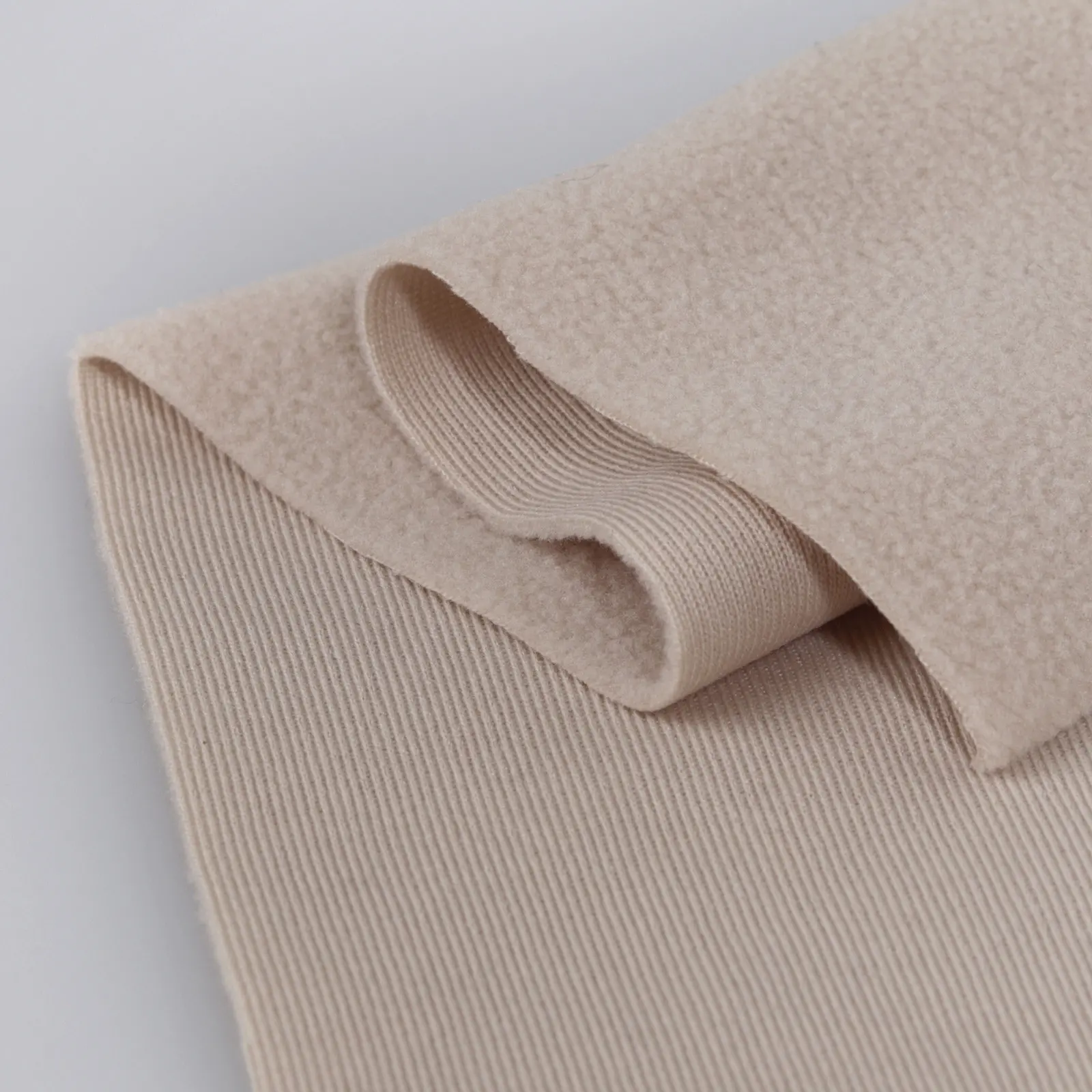 White- One sided Fleece - 100% Polyester Fleece