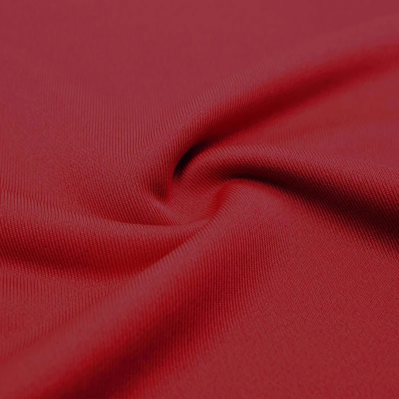 Red Thick French Terry | FT9100