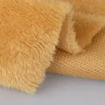 Soft Brown Poly Boa Plush Fabric T172G1030P60