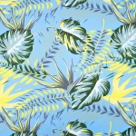 Summer Tropical Leaves Interlock | PI336-NA2828
