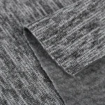 Sweater Fleece Fabric Gray  | TR1-F6162#0061Z