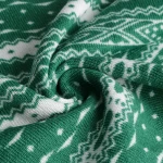 Sweater Fleece Fabric Green  | TR1-C26#1754ZP