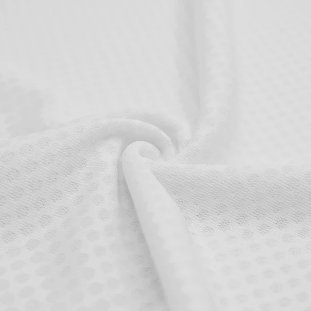 White Micro Polyester Tricot Fancy | TF5242