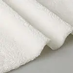 White Poly Boa Plush Fabric T426S0433N62