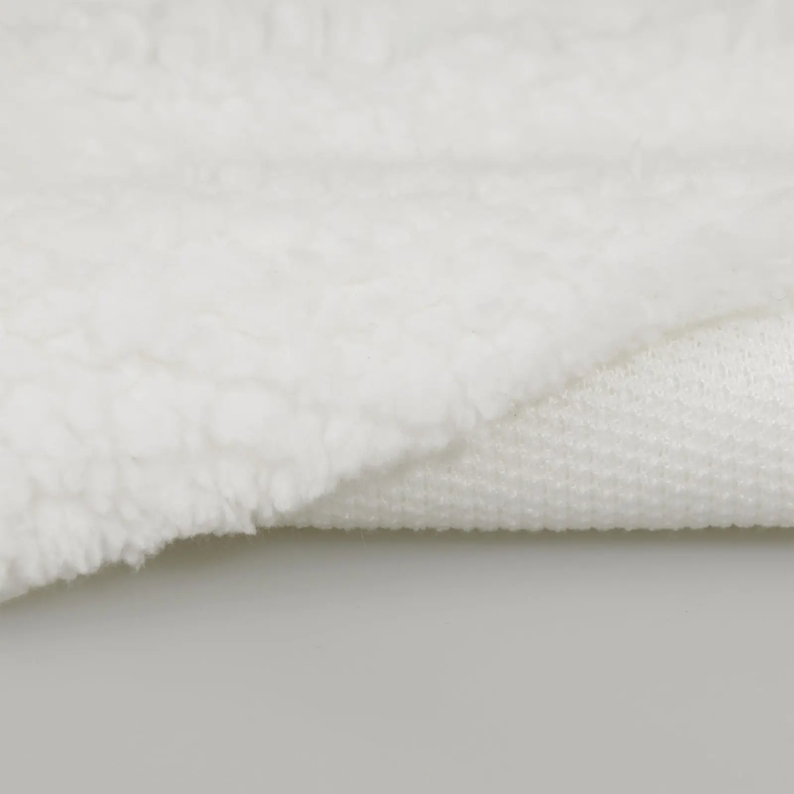 White Sherpa Fabric, Fleece Fabric, 100% Polyester, Blankets Fabric, Fabric  by the Yard, Stuffed Toys Fabric, Soft & Fluffy 