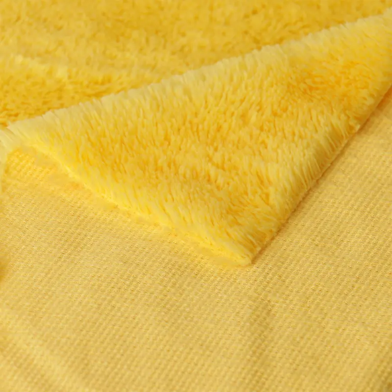 Yellow PV Plush Fabric GV443DG1050N60