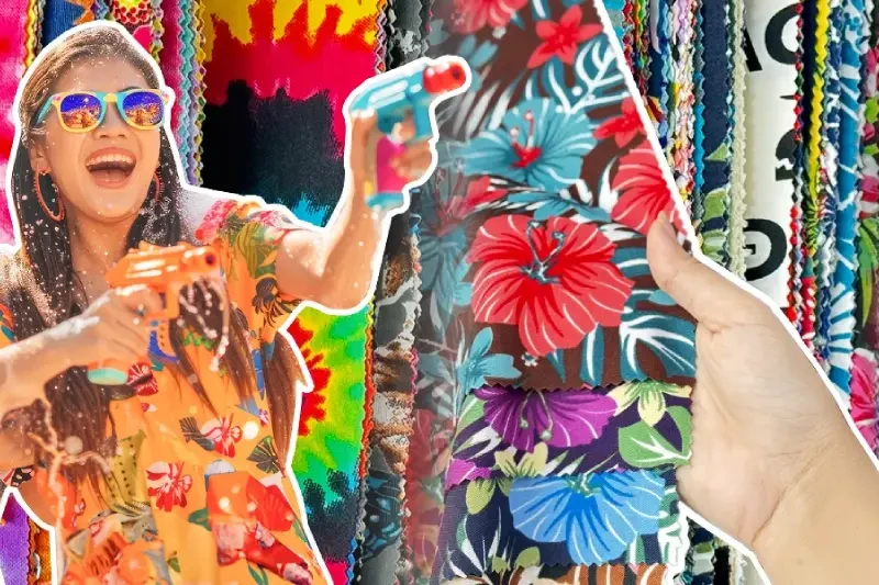 Floral Print Trends for Songkran 2025: Exciting New Designs for the New Year Celebration.