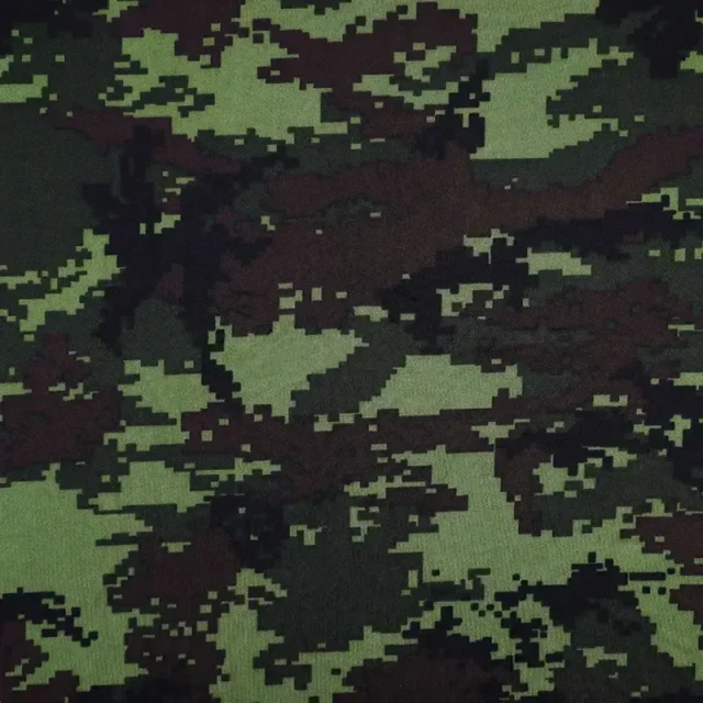 Camo Interlock Jersey Printed Fabric PI336-JS4329A
