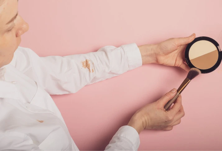 Cosmetic stains how to get rid of cosmetic stains on polyester fabric