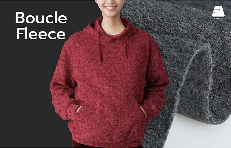 High-Quality Bouclé Fleece Fabric for Hoodies, Sweatshirts & Jackets Premium bouclé fleece fabric with a unique textured surface, designed for hoodies, sweatshirts, jackets, winter apparel, and casual wear. Soft, warm, durable, and comfortable for cold-weather applications.