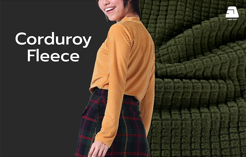High-Quality Corduroy Fleece Fabric for Fashion, Hoodies & Casual Wear Premium corduroy fleece fabric with a soft ribbed texture, designed for fashion apparel, hoodies, sweatshirts, winter clothing, and casual wear. Warm, comfortable, durable, and stylish.