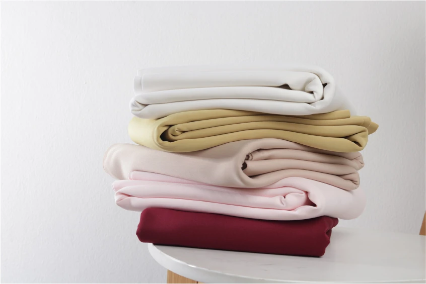 polyester fabric Properties of polyester fabric, Quick dries, Good shape retaining, Flexible, No shrinkage, Good colour fastness, Durable