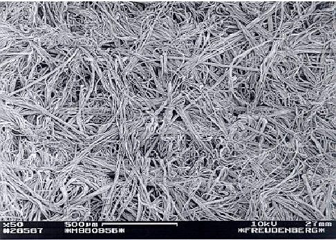 the structure of non-woven fabric Non-woven isn't even woven or knitted fabric such as Face Masks. Unlike other forms of fabric, the structure is unique.