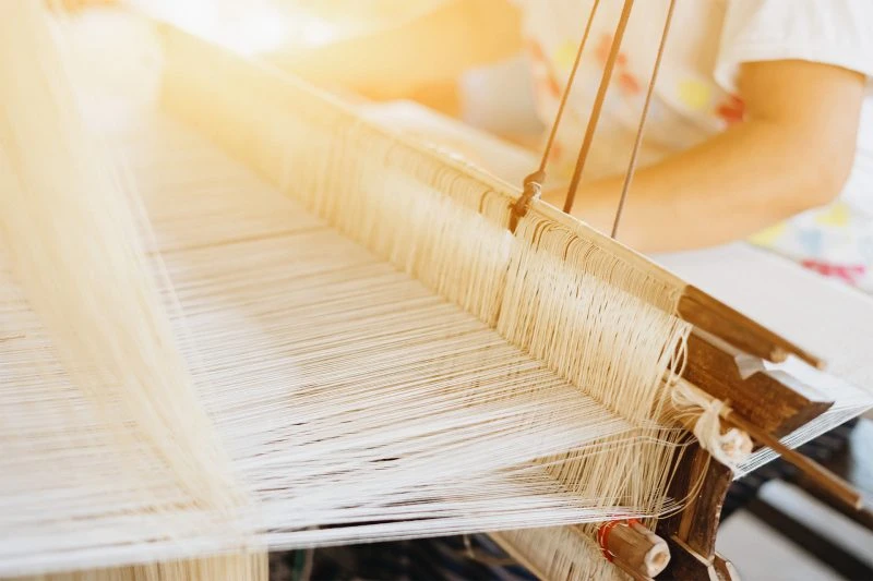 The very first fabric used in history was woven fabric