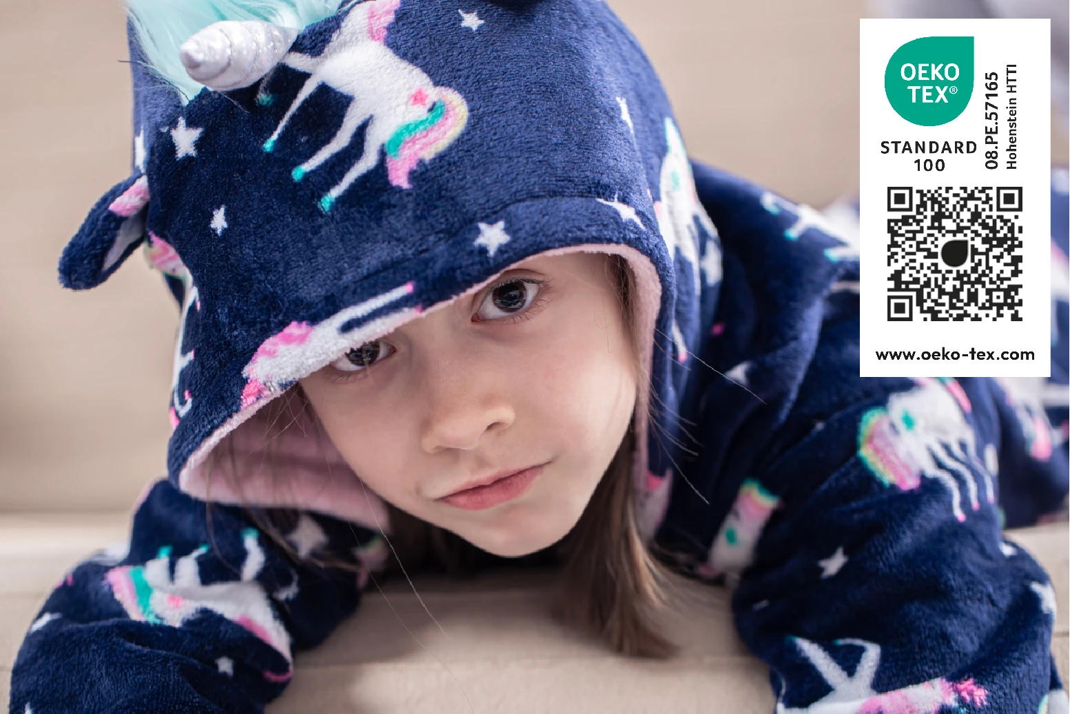 Allergy-friendly fabric polyester fabrics are certified by global textile standards, OEKO-TEX Standard 100: Product class 1
