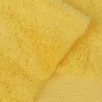 ผ้า PV Plush ขนยาวสีเหลือง V025RDG1050N60