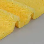 ผ้า PV Plush ขนยาวสีเหลือง V443DG1050N60