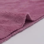 ผ้าขน1หน้า ผ้าโพลีเอสเตอร์ 100% สีม่วง | FO7006