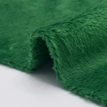 ผ้าขน2หน้า ผ้าโพลีเอสเตอร์ 100% สีเขียว | FT7001