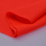 ผ้าทรีคอตตาข่าย ซับเหงื่อดี ยืดยุ่น สีส้ม | TM2162