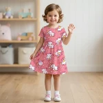 ผ้าพิมพ์อินเตอร์ล็อค ลายBaby Unicorn | PI336 JN4691