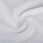 ผ้าฟลีซชักร่อง สีขาว  | A1-25BD9326Z