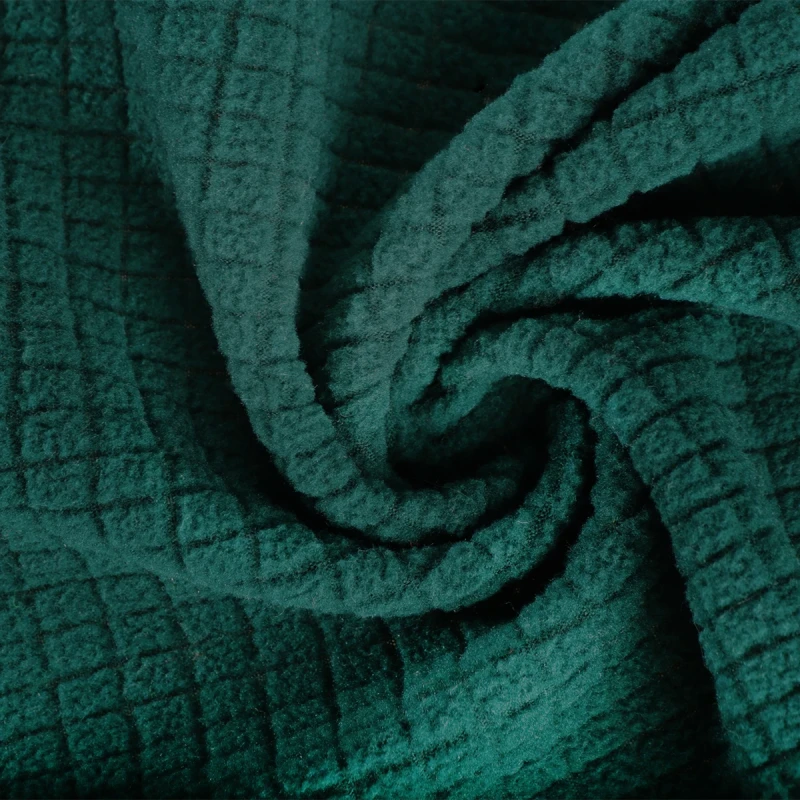 ผ้าฟลีซชักร่อง สีเขียว  | A1-30-BP9314Z