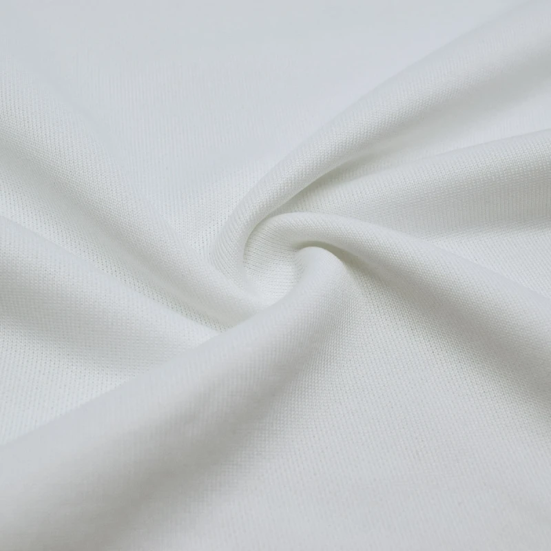 ผ้าเกล็ดปลา สีขาวนวล | FS001