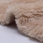 ผ้าโพลีบัว ขนสัตว์ 14mm สีน้ำตาล | GT537J1443N60