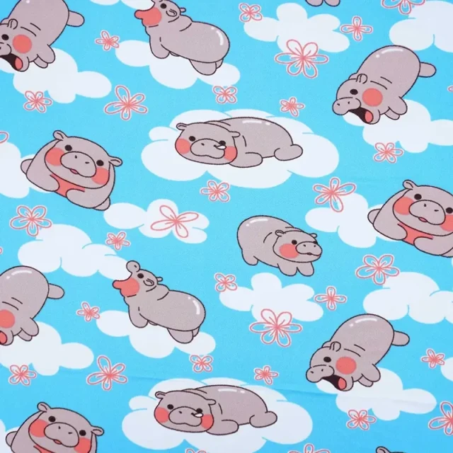 Cloudy Hippo Interlock | PI336-NA1832